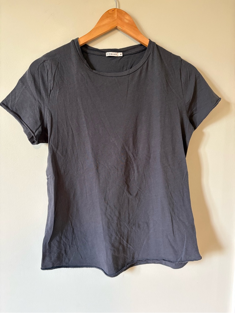 Women’s Comune Classic Tee T-Shirt Casual M 100% Cotton